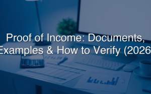 Proof of Income: Documents, Examples and How To Verify (2026)