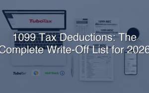 1099 Tax Deductions: The Complete Write-Off List for 2026